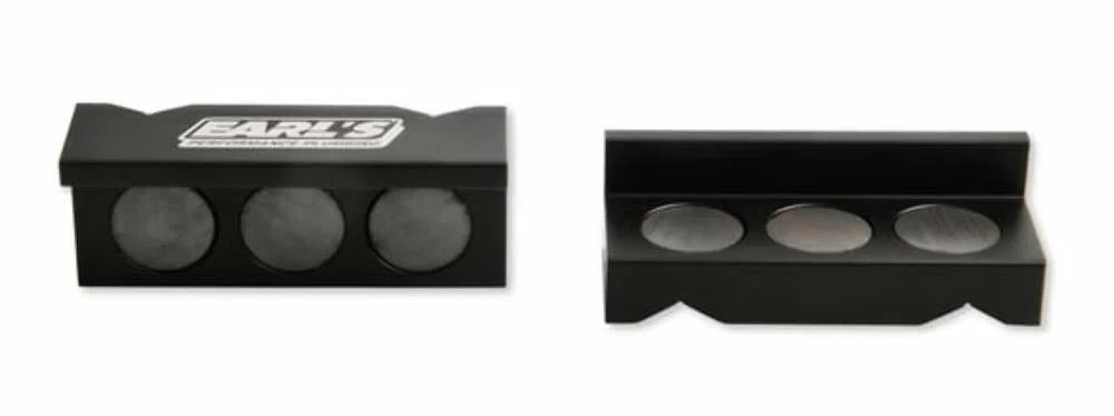Earls 4 Black Aluminum Vice Jaws - 1004ERL